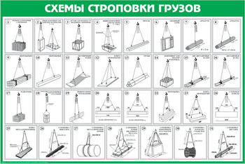 Схема строповки st10 - Схемы строповки и складирования грузов - Магазин охраны труда ohranatruda-shop.ru